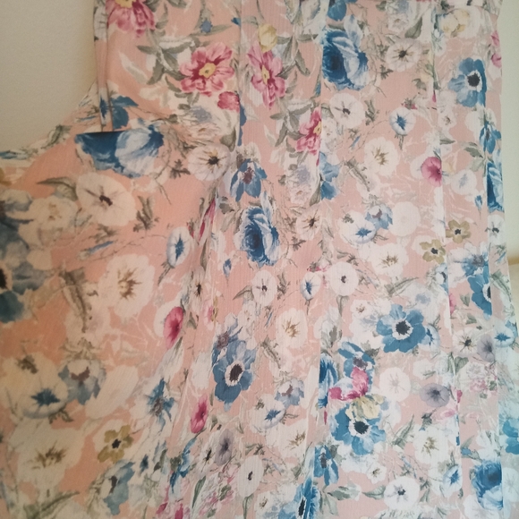 Cute knee-length summer floral dress, Euro 40, US M - Picture 6 of 11